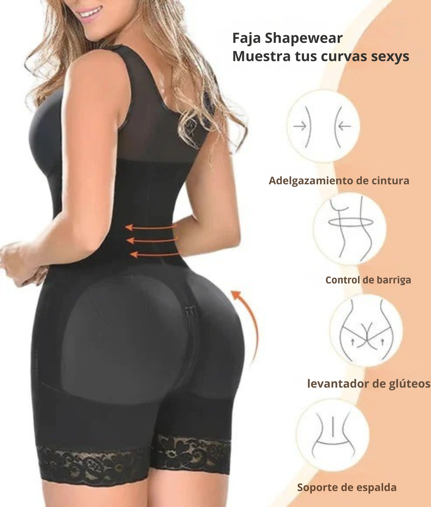 PROMOCIÓN NAVIDAD: Faja Chilena Reductora Premium – Moldea, Realza y Da Confianza Todo el Día